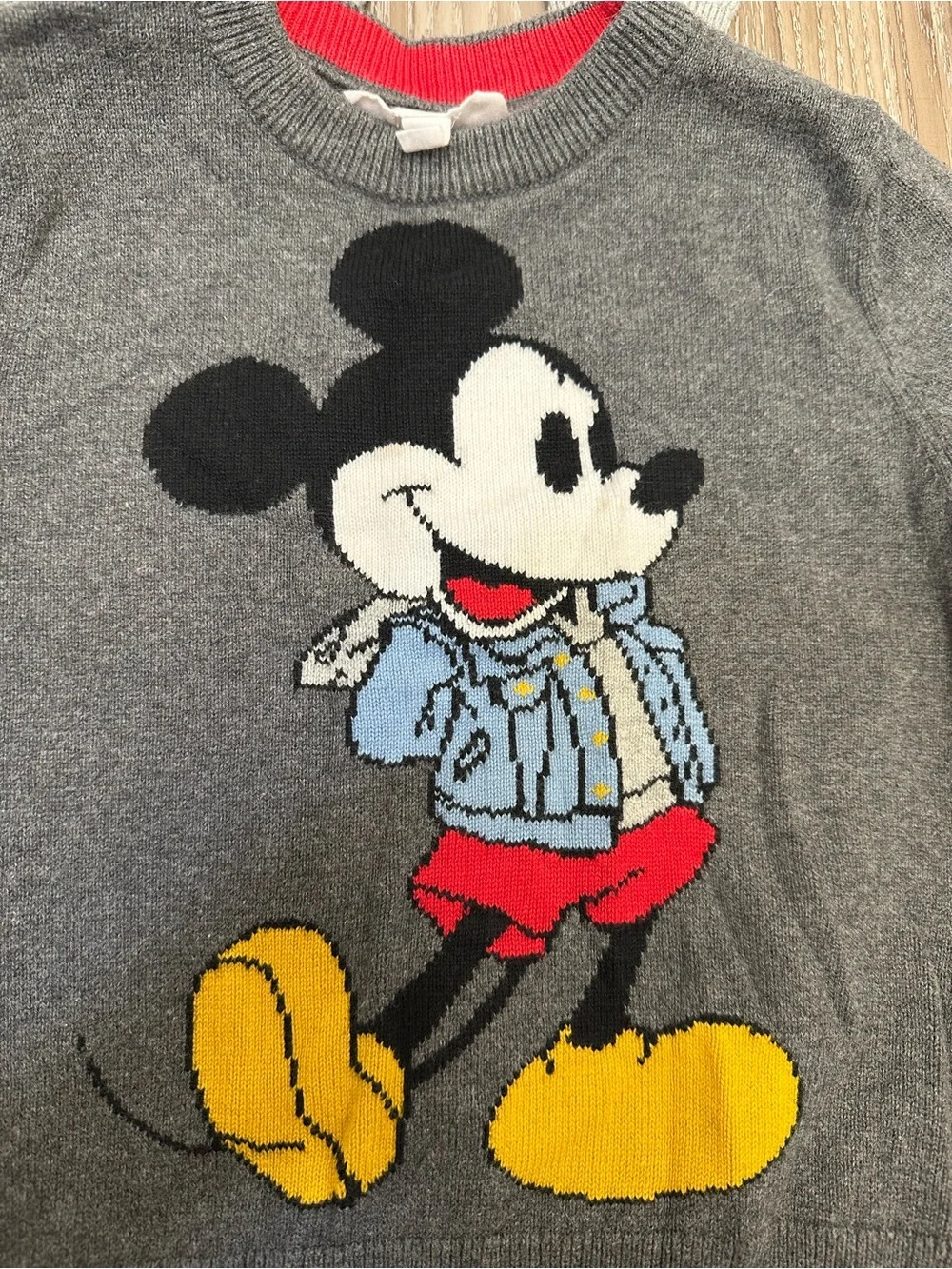 Gap Mickey Mouse and Dinosaur Toddler Sweater